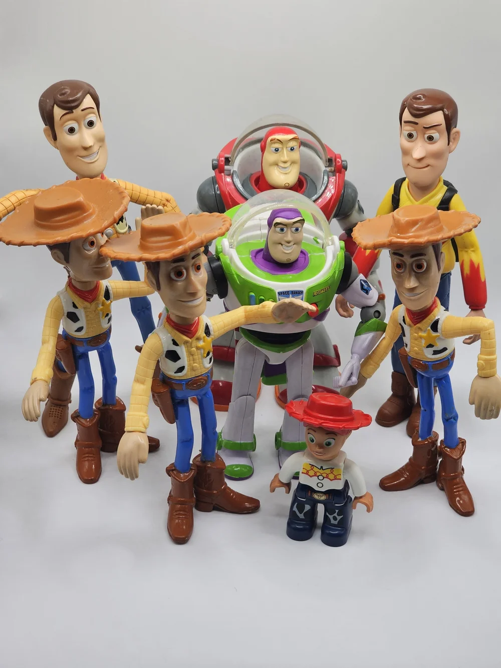 Disney Pixar Toy Story Action Figure 8pc Lot Buzz Woody Jessie - Picture 1 of 12
